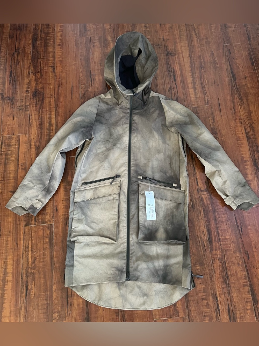 Rare Lululemon Lab Parka Mitra Hooded Full Zip Rain Jacket
